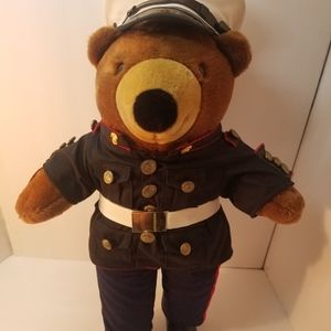 Vintage Marine Patriot Bear 1994 by J.J. Wind 22"